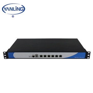 Intel Core i3 processore 1U Server con 6 NIC Computer industriale per Linux Pfsense Firewall 6U Rack - Product Image 1