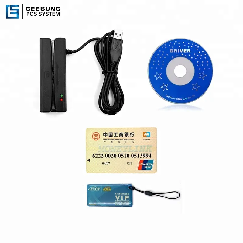 CCS-100MI Smart Card Reader Writer, Magnetic Card Reader e Lettore di Chip Card