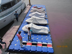 เรือโป๊ะลอย <span class=keywords><strong>PE</strong></span> 50*50*40ซม. ท่าเรือเรือ