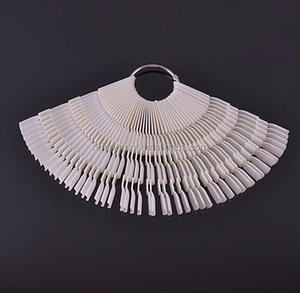 Thời Trang Mới Phong Cách Nail Tip Thẻ Màu Chuỗi Hình Quạt Nail Mẹo Hiển Thị - Product Image 2