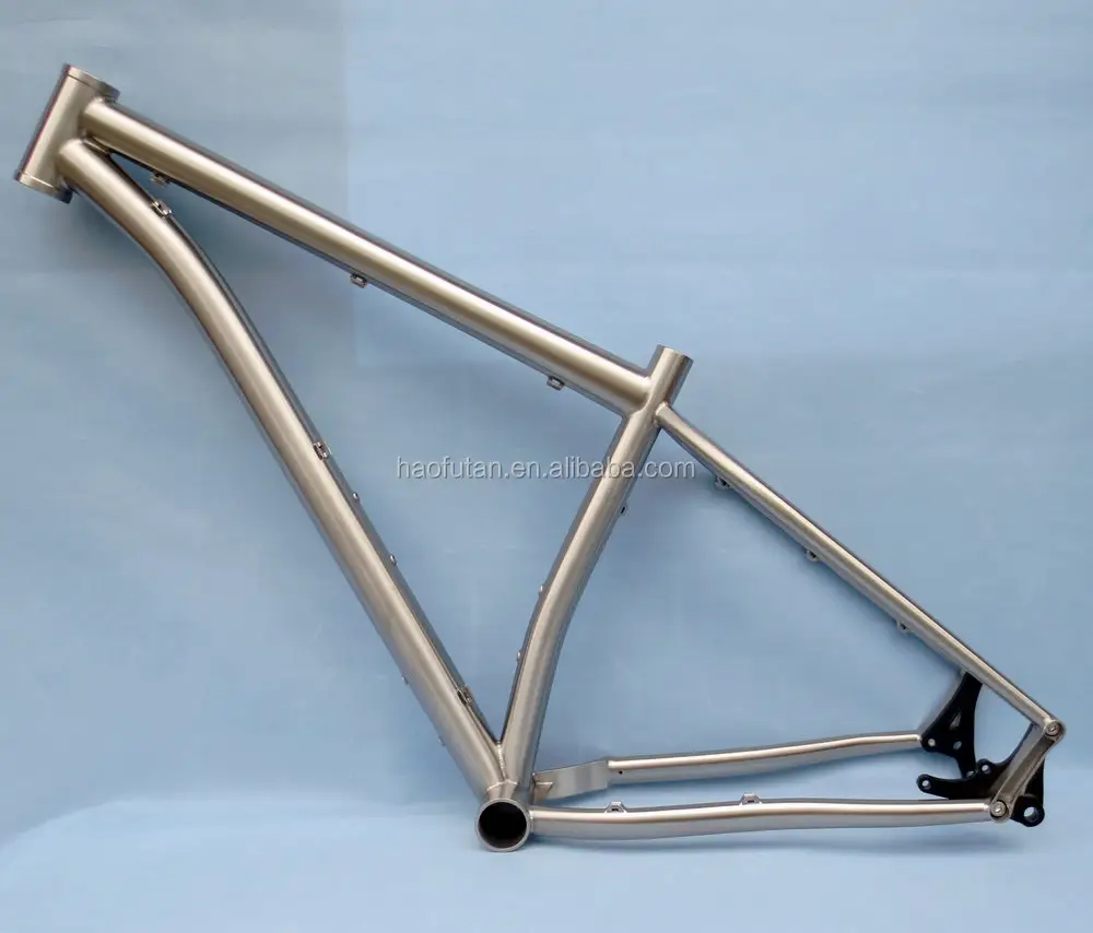 Top koop vet/mountain DI2 fiets frame 26 inch wiel 4.0 banden titanium mtb vervangbare dropout externe kabelgeleiding frame