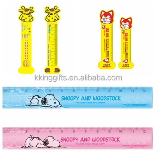 Factory wholesale eco-friendly pp cutting rule / flexible names ruler set