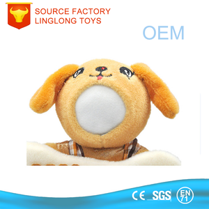 Gefüllte Hund Cartoon Welpe Diy Spiegel rahmen Mini Foto rahmen Plüschst änder Lange Ohren Hund Plysch Foto rahmen Hersteller - Product Image 2