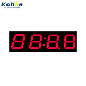 Kleine 0,39 Zoll rote 7-Segment-LED-Anzeige, 4-stellig, 12-polig CA.
