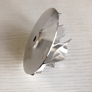 <strong>K27</strong> 5327-123-2311 51.73/80.81mm 7+7 Blades High Performance <strong>Turbo</strong> Milling/aluminum 2618/billet Compressor Wheel - Product Image 4