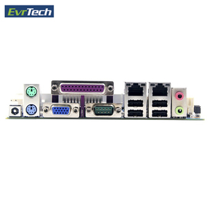 Dual Lan Sin ventilador integrado industrial mini itx con Intel Atom D2550 procesador a bordo y 2 GB de RAM
