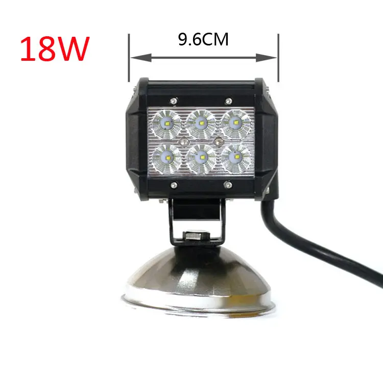 Barra de luz Led de 2 filas, barra de luz de trabajo, impermeable, todoterreno, 18W, 36W, 54W, 72W, 90W, 2018 W, 126W, 144W, 180W, 198W, 234W