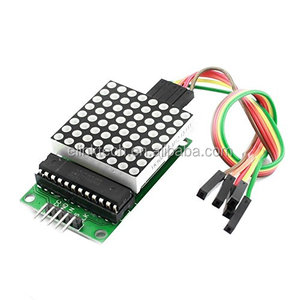 MAX7219 Dot Led Matrix Modul MCU LED Display Steuer modul Kit Auf Lager Unterstützung Stückliste - Product Image 1
