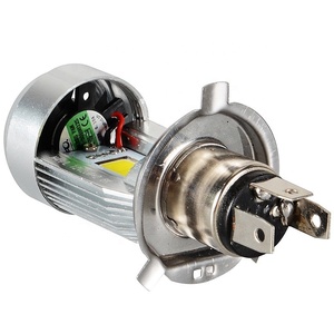 M4 H4 <strong>Led</strong> Bulb Motorcycle <strong>LED</strong> Headlight Bulbs 20W 2000LM High/Low Beam 6000k 12V COB HeadLamp for Moto HS1 Super Bright