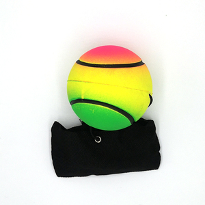 Factory Mixed Color Natural Rubber Sponge Durable Foam <strong>String</strong> Attached Rebound <strong>Balls</strong>
