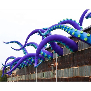 Trang Trí Mái Nhà Khổng Lồ <span class=keywords><strong>Inflatable</strong></span> Octopus Xúc Tu, Mực Bơm Hơi - Product Image 1