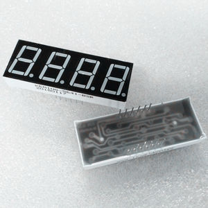 14 PIN 0.56 zoll 4 digit 7 segment display Double Dots Module rot 50.2*19mm sieben segment display CA
