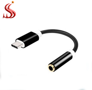 Tipo <span class=keywords><strong>C</strong></span> para 3,5 milímetros fone de ouvido adaptador para o tipo <span class=keywords><strong>C</strong></span> Port para 3,5 milímetros Áudio Jack fone de ouvido cabo adaptador
