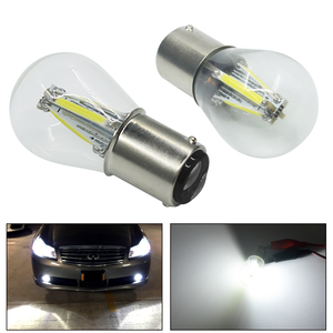 F2WORLD <strong>Led</strong> <strong>3W</strong> DC12-24V <strong>4</strong> COB Multi Colors Reverse Tail Signals 1156 1157 S25 Car Light Bulbs With Glass Cover - Product Image 5