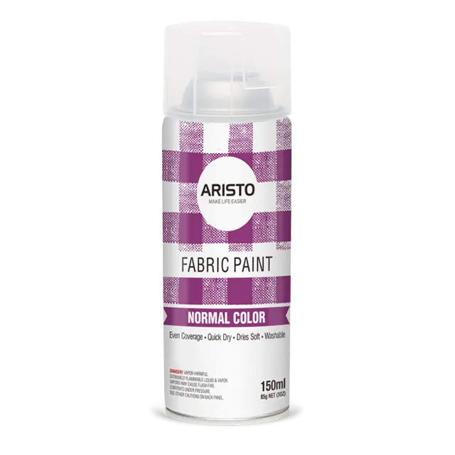 Aristo Fabric Paint Liquid Acrylic Spray Paint para muebles y pintura de revestimiento de tela