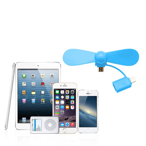 亚马逊 2 合 1 迷你酷便携式 PowerBank USB 风扇微风冷却小工具测试仪适用于 Android 手机桌面笔记本电脑