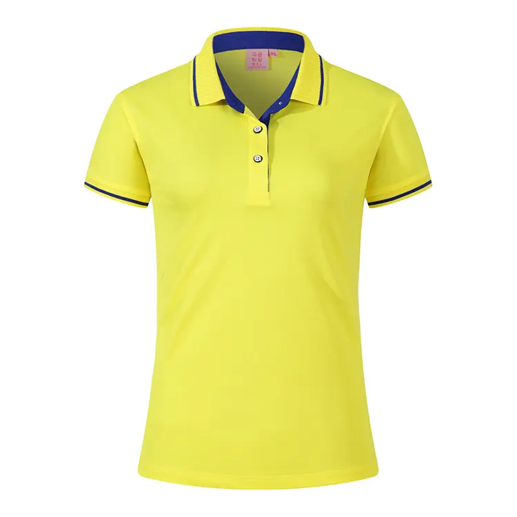 Nuevo diseño de moda mujer camisa de polo de encargo de alta calidad golf polo camisas para la venta al por mayor de china de la Oficina, camisa de las mujeres