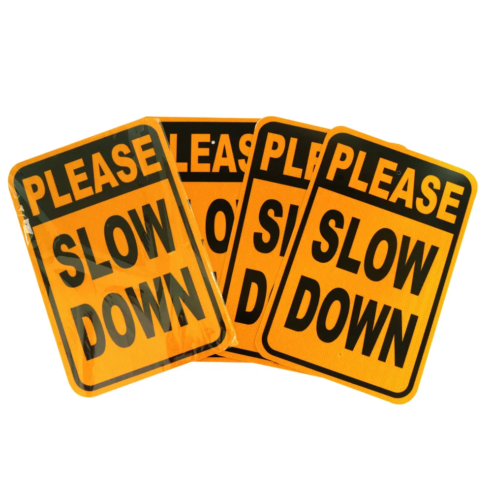 Custom Reflective Traffic Signs And Meanings Photo For Road Safety