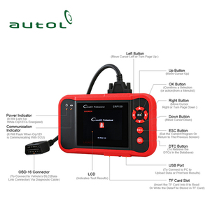 <strong>Launch</strong> <strong>Creader</strong> Professional CRP129 <strong>Launch</strong> CRP129 CRP 129 Oil Service Light Resets <strong>Code</strong> <strong>Scanner</strong> Same As <strong>Creader</strong> VIII - Product Image 6