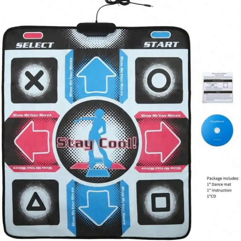 USB 2.0 TV RCA NonのDance Revolution DDR Dancing Pad Mat