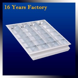 <strong>T8</strong> 4 X 36W Lamps With Aluminum Frame Surface Louver Fitting - Product Image 2