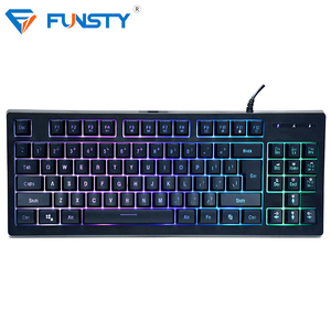 61 Keys Diy Azerty <strong>Keyboard</strong> With Led Light Cover for <strong>Android</strong> Tv - Product Image 1