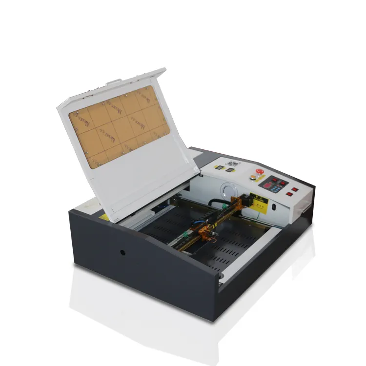 Mini gravador a laser portátil 50w, diy, feito à mão, produto de madeira, máquina cortadora 4040 40x40, vidro de placa, acrílico