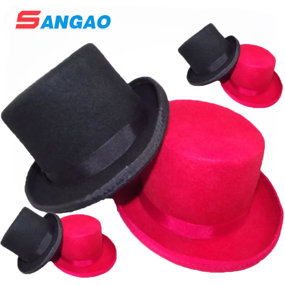 Pequeño al por mayor venta al por mayor nuevo 7,5 cm Mini baile sombreros para niños