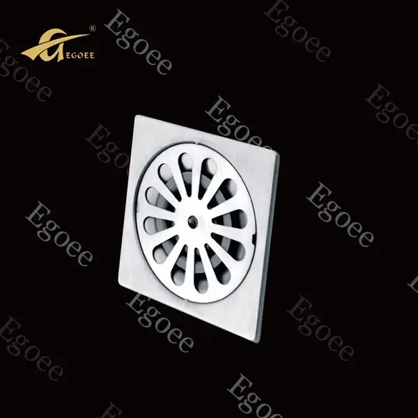 Ss 304 egoee stainless steel floor drain penutup untuk kamar mandi