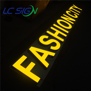 3D Stainless Steel Từ Dấu Hiệu Acrylic Led Thời Trang Quảng Cáo Frontlit Epoxy Resin Thư Kênh Soign - Product Image 3