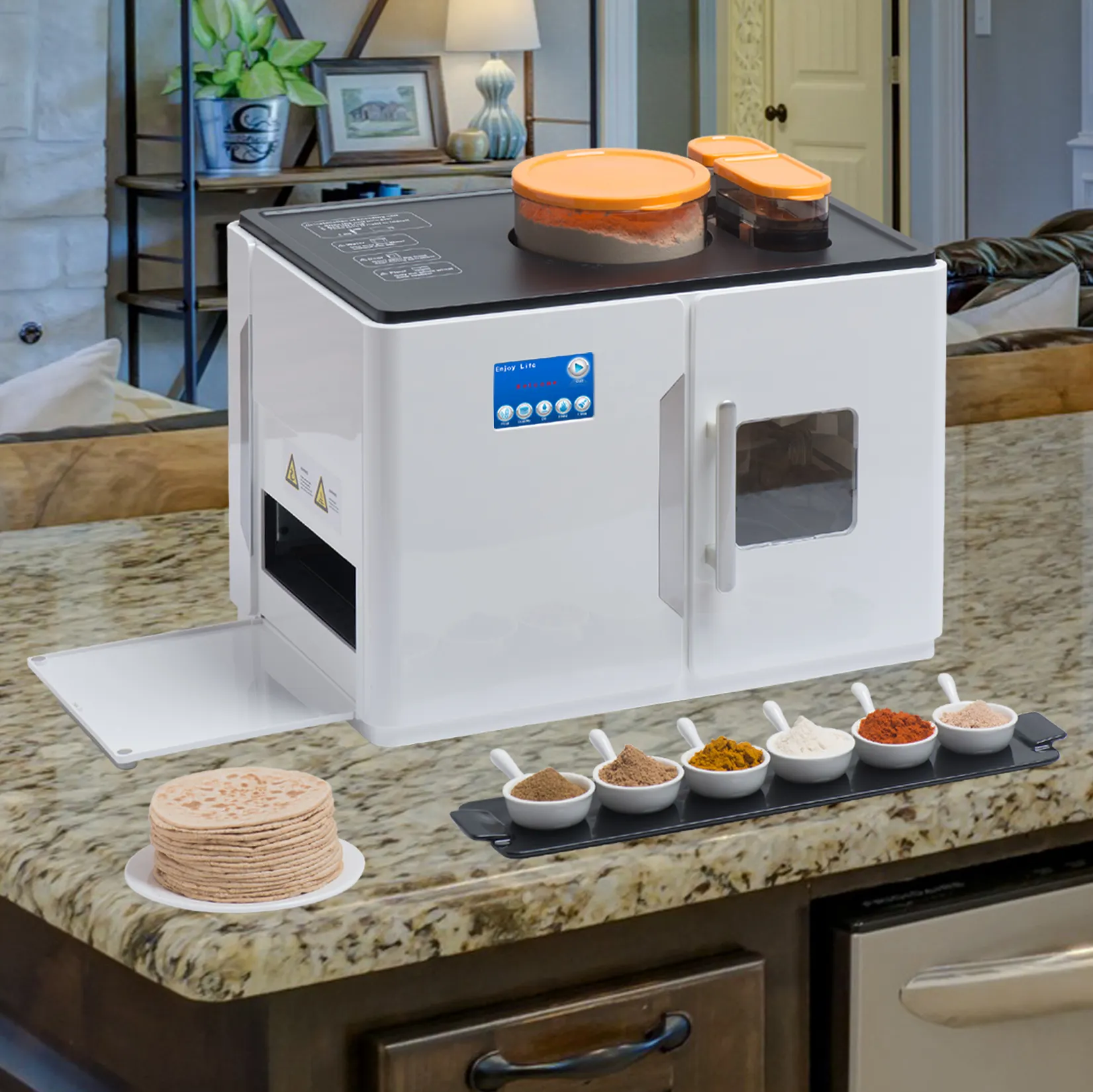 Usine Roti Making Machine pour usage domestique Cuisinière automatique Roti Maker