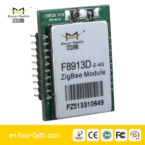 UART用F8913D ZigBeeモジュール5つのI/Oチャンネル、互換性のある3つのアナログ入力と2つのパルス入力カウンターc - Product Image 1
