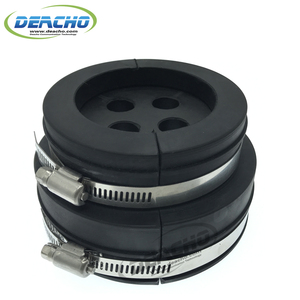 ตัวป้อนสายเคเบิลติดผนังผ่านบูตชุดประกอบ4วิ่ง1/2 "ตัวยึดสายเคเบิ้ล - Product Image 2