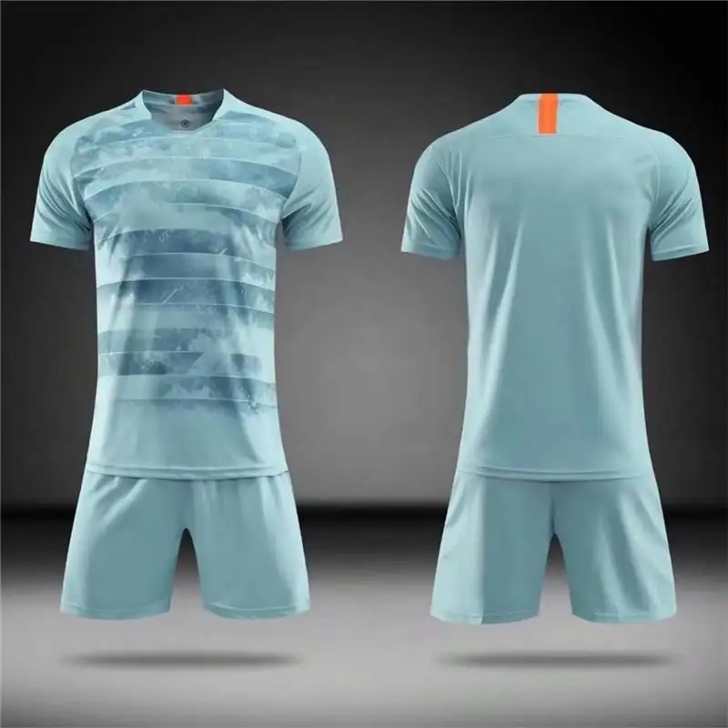 Camisa de futebol personalizada masculina, barata, futebol, conjuntos de fábrica