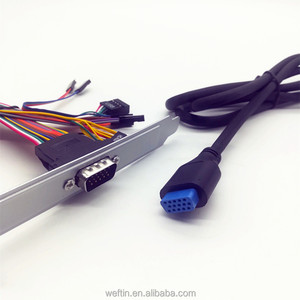Elettrico multifunzione desktop di alimentazione del computer di reset HDD interruttore di pulsante con hub usb e potenza salto connettore - Product Image 6