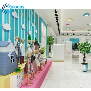 批发精品婴儿服装店展示家具设计儿童鞋店 - Product Image 3