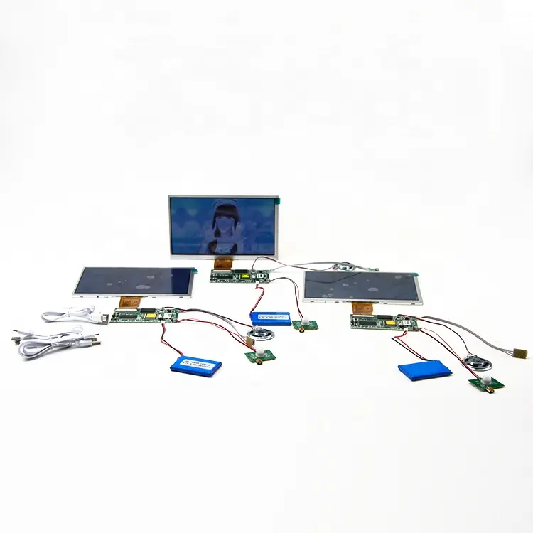 7 "TFT LCD Display USB Mp3 Lettore Video Modulo per Biglietti di auguri