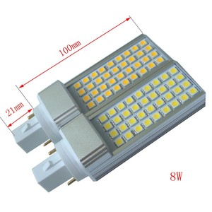 2PIN 4 PIN LED G24 Lamp/ LED PLC <strong>Light</strong> <strong>6w</strong>/8w/10W/12W 13w G24 Led Replacement Pl <strong>Light</strong> Replacing G24 4 Pin Adapter - Product Image 4