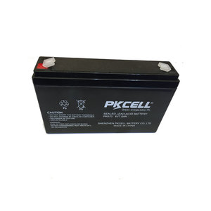אטום נטענת עופרת חומצת 6v 7ah 20hr אחסון סוללה עבור ups