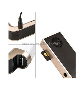 UPsztec无线FM发射器无线电适配器，带<span class=keywords><strong>USB</strong></span>充电器微型sd卡免提通话盘车载MP3播放器