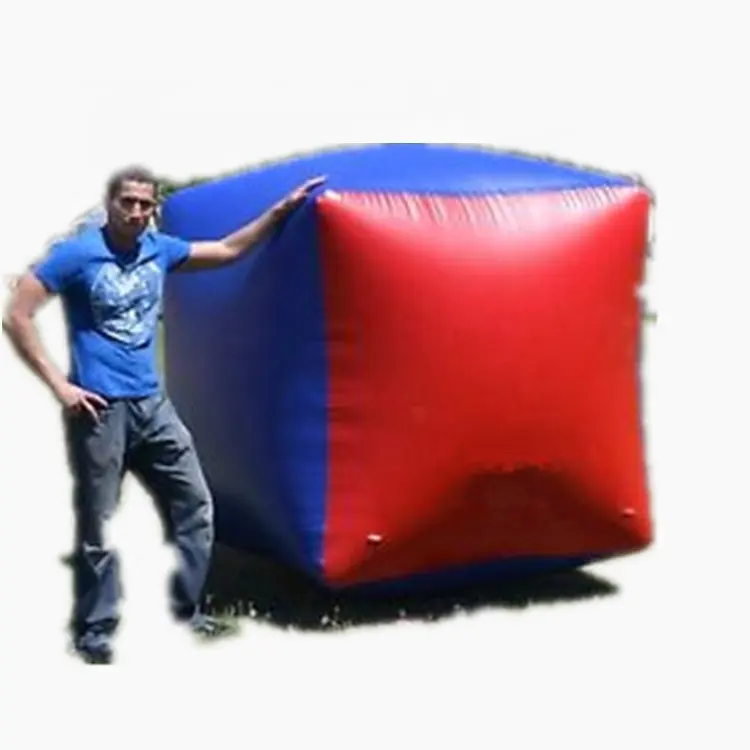 0.65mm & 0.9 milímetros PVC inflável H5102 airsoft paintball bunker inflável para o jogo de Tiro Com Arco