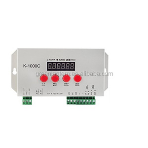K-1000C Led Controller Pixel con scheda SD DC5-24V 2048 Pixel Controller programmabile per WS2812 ws2815 SK6812 5050 striscia di luce - Product Image 1
