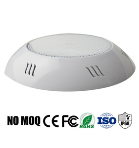 Nicheless เรซิ่นแบนเต็มไปบาง18วัตต์ติดผนัง IP68 RGB ใต้น้ำ <span class=keywords><strong>Led</strong></span> ไฟสระว่ายน้ำ