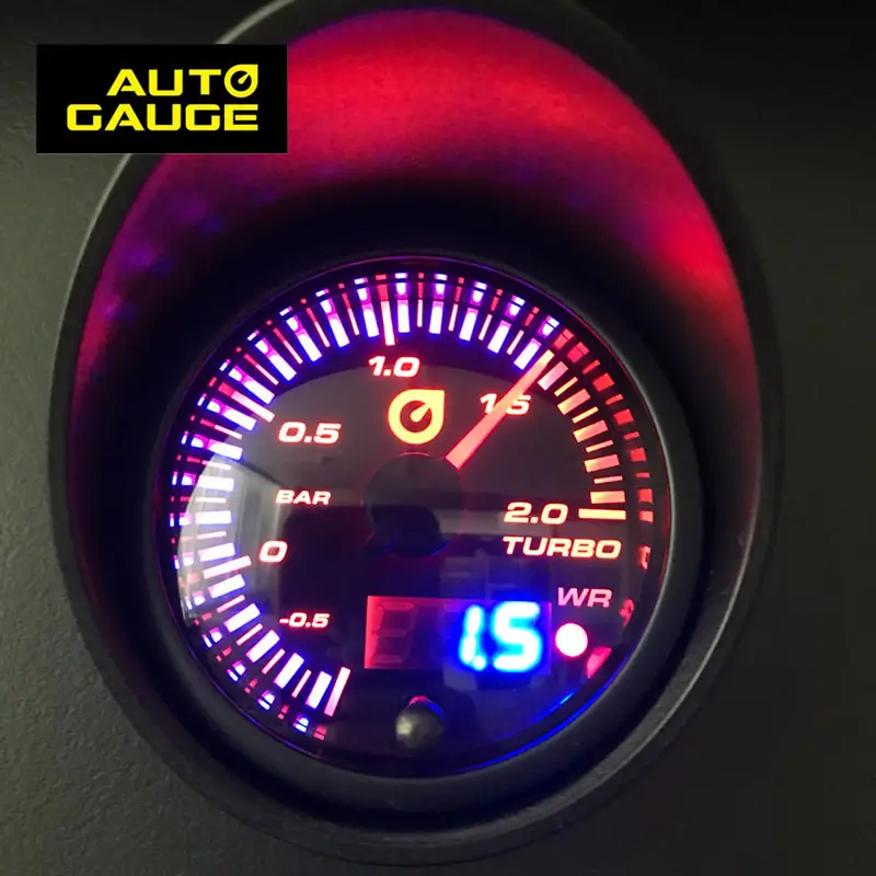 Optimal Choice Smoke Lens 60mm Digital Car Warning Boost Press Meter