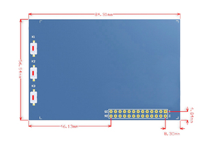 3.2 "480x320 תצוגת RPI-3.2inch עם 5v/1a/2a/2a/2a/2a/2a/usb/2a/2a/b