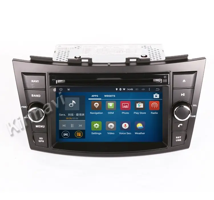 Kirinavi WC-SS7669 Audio Mobil Android 10.0, untuk Suzuki Swift 2012-2016 Sistem Navigasi Gps Dvd Wifi 3G Playstore