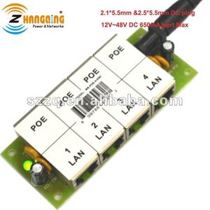 Multiport Thụ Động Multiport 4 Port PoE Injector 24V 12V 48 V, 24 48 Volt PoE Injector Board Mà Không Cần Trường Hợp - Product Image 1