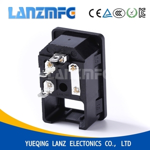 AC 电源插座 C14 型插座翘板开关，带保险丝三合一卡电源插座 1.0/ 1.2/1.5/2.0 卡 - Product Image 4