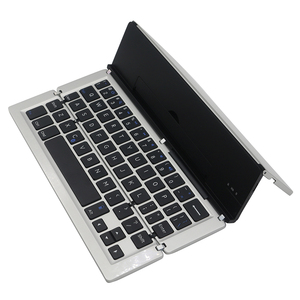 Universelle tragbare faltbare drahtlose Bluetooth-Tastatur für iOS Android Windows Smartphone Tablet Schwarz - Product Image 1
