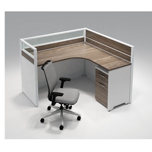 Mesa de hospital para móveis de escritório, mesa de escritório com gaveta, mesa de partição de escritório para 4 pessoas